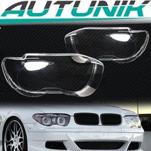 Klare Scheinwerfer-Abdeckungen Paar für BMW 7er E66 E65 2002-2005