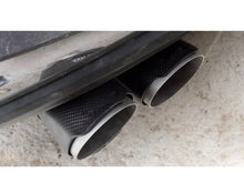 Matt Carbon Duplex Sportauspuff Auspuffblenden Endrohre Passend für AUDI BMW Benz Universal 58-62mm et255