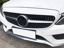 Silber Kühlergrill Grill Diamantgrill für Mercedes C43 AMG C-Klasse W205 A205 S205 C205 2014-2018 pz127