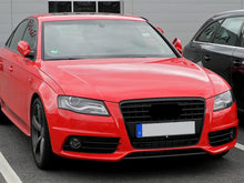 Nebelscheinwerfer Gitter Blenden Lüftungsgitter Schwarz für Audi A4 B8 S Line 2007-2011