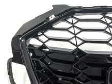 Kühlergrill Frontgrill Wabengrill Schwarz für Audi A4 S4 B9 S-Line Facelift 19+