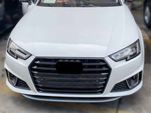 Grill Kühlergrill Schwarz für Audi A4 S4 B9 Limo Avant S-Line 15-19 fg225