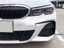 Front Spoiler Stoßstange Aero Flaps Flics Passend für BMW 3er G20 G21 M Sport Paket 19-22