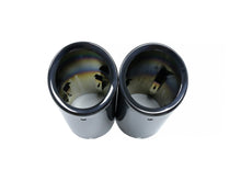 60mm Auspuffblende Endrohrblende Schwarz Passend für VW Golf 7 VII Variant Touran II