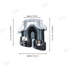Heckdiffusor Diffusor Auspuff Endrohr Schwarz für Mercedes W205 S205 AMG Line 14-21 di26