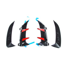 Autunik Heck Flossen Flaps Heck Stoßstangen Canards für Mercedes Benz A Klasse W177 Hatchback AMG Line pz3
