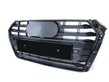 Grill Kühlergrill Schwarz für Audi A4 S4 B9 Limo Avant S-Line 15-19 fg225