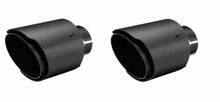 63mm Carbon Endrohre Matt Schwarz Auspuff für AUDI A3 A4 A5 A6 A7 A8 TT