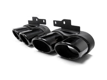 Diffusor Auspuff Schwarz für AUDI A6 Heckdiffusor C8 mit S-Line Limo 18-21 di133