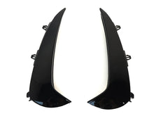 Heck Stoßstange Areo Flaps Flossen Schwarz Glanz für Mercedes GLC X254 AMG-Line ab 2022 pz120