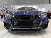 Wabengrill Front Grill Kühlergrill Schwarz für AUDI A5 F5 S5 S-Line 2016-2019 vor MOPF