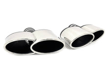WALD Optik Silber Auspuffblende Endrohre Blenden Passend für AUDI BMW Mercedes Universal 60-63mm et269