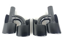 NEU Schwarz Auspuffblenden Auspuff Endrohr für Mercedes Benz W221 W211 W204 C218 R171 et250