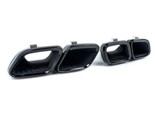 Heckdiffusor Auspuff Schwarz für Mercedes CLS Diffusor W218 C218 AMG Line 15-18 Facelift