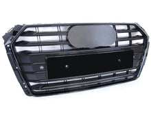 Grill Kühlergrill Schwarz für Audi A4 S4 B9 Limo Avant S-Line 15-19 fg225