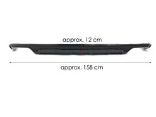 Schwarz Glanz Diffusor Auspuff für AUDI A6 Heckdiffusor C7 4G mit Seriens. MOPF 2015-2018 di213