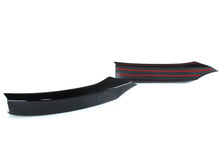 Splitter Spoiler Ecken Ansätze Schwarz Passend für BMW 1er E82 E88 M Sport Paket LCI 2007-2010