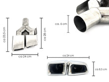 Auspuff Endrohr Sportschalldämpfer für W221 W212 W218 W164 W166 CLS et247