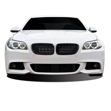 Front Stoßstange Kühlergrill Nebelscheinwerfer Matt Schwarz Passend für BMW 5er F10 F11 2011-2017