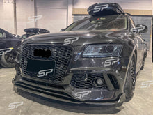 Schwarz Glanz Wabengrill Frontgrill für Audi Q5 8R Kühlergrill 2012-2016 mit PDC