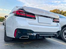 Heckdiffusor Diffusor Heckansatz Schwarz für BMW 5er G30 G31 Sport Paket 16-22