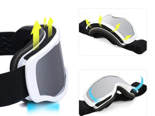 OTG Skibrille Polarisiert UV-Schutz Anti-Nebel Revo Schneebrille Winddicht SKi Goggles für Brillenträger