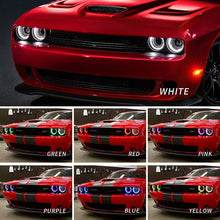 NEU LED Halogen RGB Frontscheinwerfer für Dodge Challenger SE R/T Set 2015-21