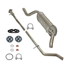 Auspuffanlage ab Kat für Fiat Punto 188 1.2 8V Auspuff Komplett mit Anbausatz