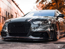 Schwarz Kühlergrill Grill Wabengrill für AUDI A6 S6 C7 4G S Line Limo Avant 11-14