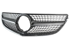 Diamant Frontgrill Kühlergrill Schwarz für Mercedes E Klasse C207 Coupe A207 Cabrio 2013-2017 fg187