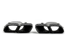 Schwarzer Diffusor + Auspuffblenden für Mercedes Benz E Klasse C207 Coupe E250 E350 AMG Line 2013-2017