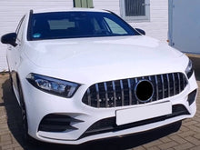 Kühlergrill Grill Panamericana Schwarz Chrom für Mercedes Benz A-Klasse W177 ab 2018