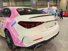 Schwarz Glanz Heckspoiler Spoilerlippe Spoiler für Mercedes W206 Limo 21+ sp13