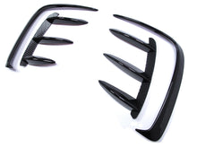 Heck Stoßstange Aero-Kits Flossen Flaps Flics Schwarz für Mercedes A Kl. W176 AMG Line A45 AMG 2013-2018 pz5