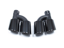 Auspuffblenden Auspuff Endrohre Schwarz für AUDI A6 4G C7 A7 4G Sportback Q5 8U A4 B8 8K A5 8T