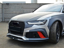 Wabengrill Grill Kühlergrill Schwarz für Audi A6 S6 C7 4G Limo Avant S Line MOPF 15-18
