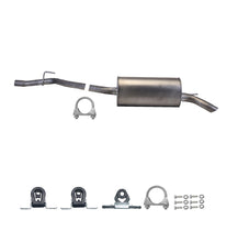 Endschalldämpfer Auspuffanlage für VW Transporter T4 IV Bus Kasten 1.9TD 2.4D Endtopf Auspuff
