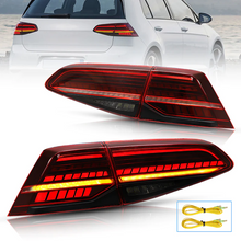 NEU Voll LED Rückleuchten Mit E Mark für VW Golf 7 2013-2020 Rot Rauch dynamischer Blinker