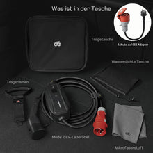 Typ 2 Ladekabel CEE 11kw 6-16A 7M Mobile Wallbox für Elektroautos Hybrid E-Auto