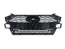 Kühlergrill Frontgrill Wabengrill Schwarz für Audi A4 S4 B9 S-Line Facelift 19+