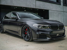Front Spoiler Spoilerlippe Splitter Stoßstange Schwarz Passend für BMW 5er G30 G31 2016-2020 vor LCI