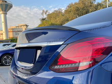 Glanz Schwarz Heckspoiler Spoilerlippe Spoiler für Mercedes W205 C63 AMG Limo ab14 sp6