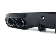 Diffusor Heckdiffusor Auspuff Schwarz für Mercedes C205 A205 C43 AMG Line di27