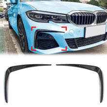 Front Spoiler Stoßstange Aero Flaps Flics Passend für BMW 3er G20 G21 M Sport Paket 19-22