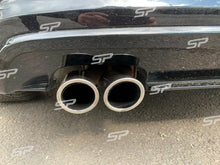 Chrom Auspuffblenden Endrohre Blenden Passend Für 65mm Rundes Rohr AUDI A3 8P 8V A1 8X TT BMW 4er F32 F33 F36 5er F10 F11 Universal