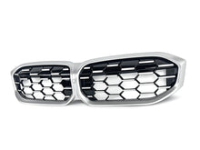 NEU Kühlergrill Wabengrill Nieren Grill Chrom Passend für BMW3er G20 G21 LCI 2023+