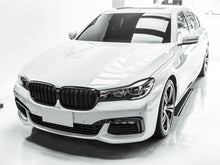 Kühlergrill Grill Nieren Doppelsteg Schwarz Passend für BMW 7er G11 Limo G12 Touring 2015-2019