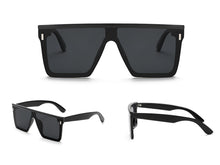 Polarisierte Sonnenbrille Rechteckige Brille Rahmen Unisex Gläser für Damen Herren 1302