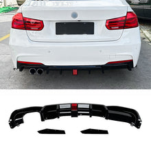 Heckdiffusor Diffusor Schwarz Glanz für BMW 3er F30 M Sport Paket 12-19