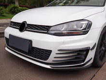 Front Stoßstange Flics Flaps Flossen Schwarz für VW Golf VII 7 GTI 2013-2016